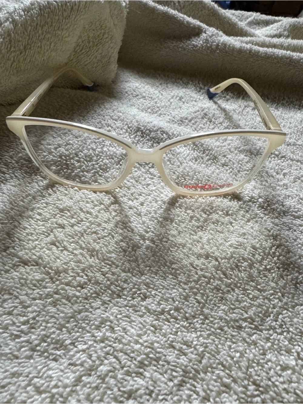 Ethnic Barcelona Etosha white acetate eyeglass frames Made in Spain New
